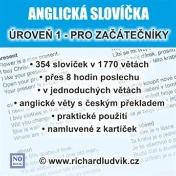 Obálka audioknihy Anglická slovíčka - úroveň 1 pro začátečníky