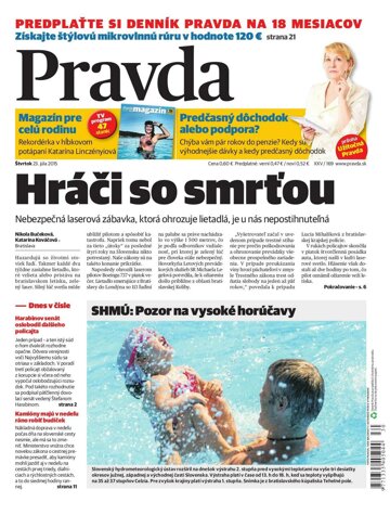 Obálka e-magazínu Pravda 23.7.2015