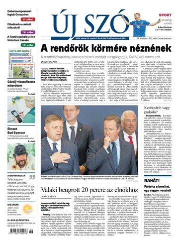 Obálka e-magazínu Új Szó 29.6.2016