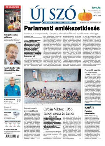 Obálka e-magazínu Új Szó 21.10.2016