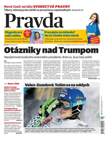 Obálka e-magazínu Pravda 12. 1. 2017