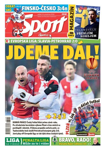 Obálka e-magazínu Sport 14.12.2018