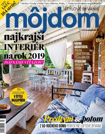 Obálka e-magazínu Môj dom 3/2019