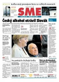 Obálka e-magazínu SME 26.9.2012