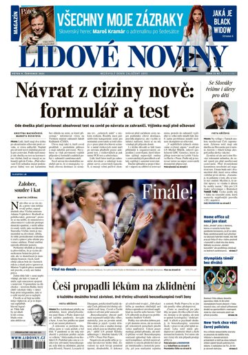 Obálka e-magazínu Lidové noviny 9.7.2021