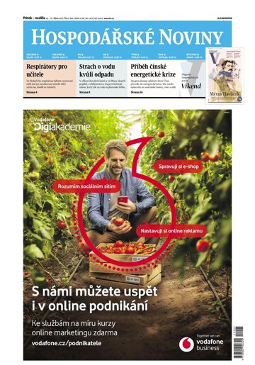 Obálka e-magazínu Hospodářské noviny 205 - 22.10.2021