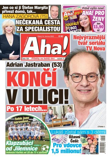 Obálka e-magazínu AHA! 14.6.2022