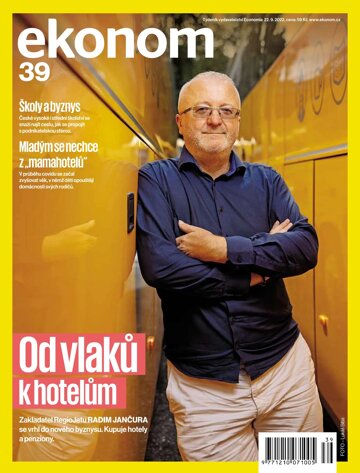 Obálka e-magazínu Ekonom 39 - 22.9.2022