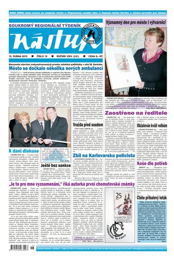 Obálka e-magazínu Nástup 15/2015