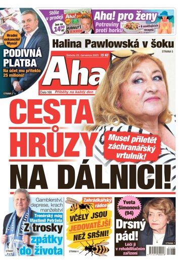 Obálka e-magazínu AHA! 22.7.2023