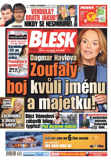 Obálka e-magazínu Blesk 6.12.2023