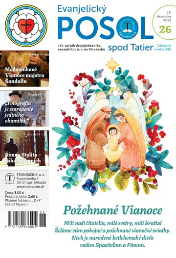 Obálka e-magazínu Evanjelický posol spod Tatier 26/2023