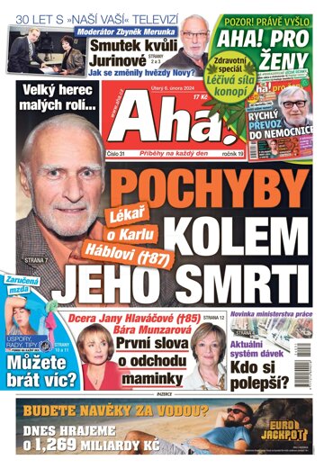 Obálka e-magazínu AHA! 6.2.2024