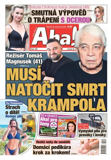 Obálka e-magazínu AHA! 19.7.2025