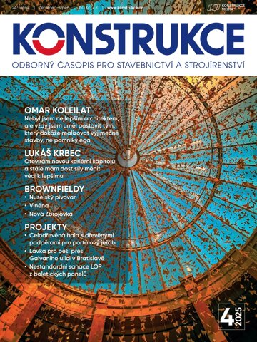 Obálka e-magazínu Konstrukce 4/2025