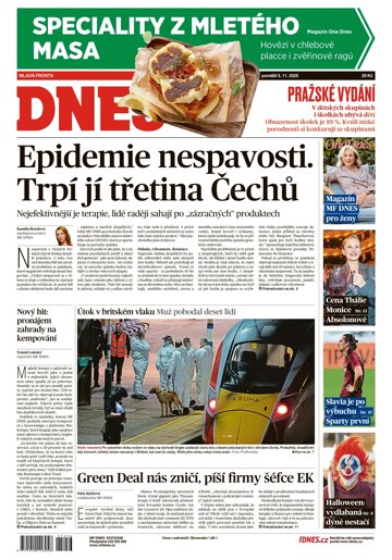 Obálka e-magazínu MF Dnes 3.11.2025
