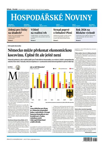 Obálka e-magazínu Hospodářské noviny 251 - 31.12.2025