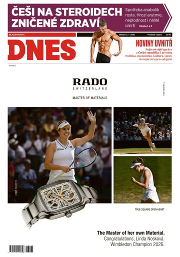 Obálka e-magazínu MF Dnes 15.7.2026