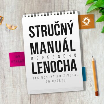 Obálka audioknihy Stručný manuál úspěšného lenocha