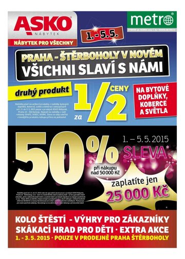 Obálka e-magazínu deník METRO 30.4.2015