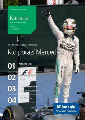Obálka e-magazínu Magazín F1 5/2015
