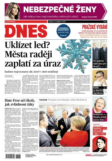 Obálka e-magazínu MF Dnes 4.2.2017