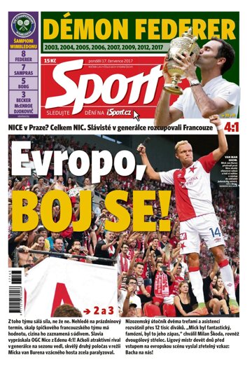 Obálka e-magazínu Sport 17.7.2017