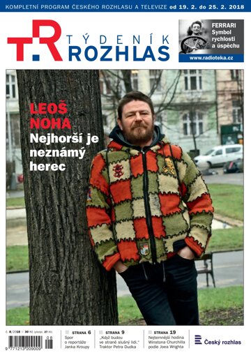 Obálka e-magazínu Týdeník Rozhlas 8/2018