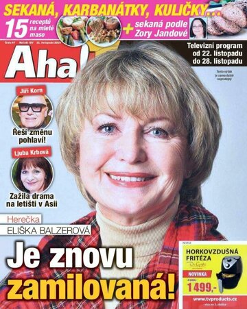 Obálka e-magazínu AHA! Tv - 21.11.2019