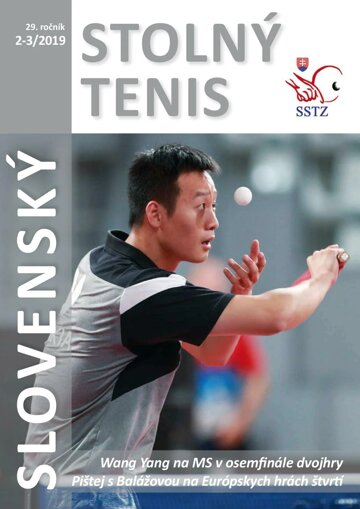 Obálka e-magazínu Slovenský stolný tenis 2-3/2019