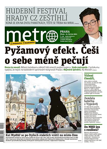 Obálka e-magazínu deník METRO 22.6.2021