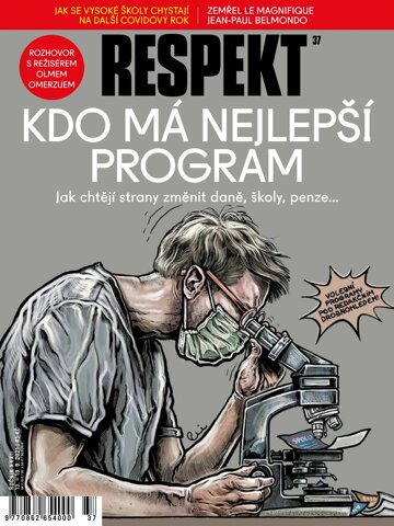 Obálka e-magazínu Respekt 37/2021