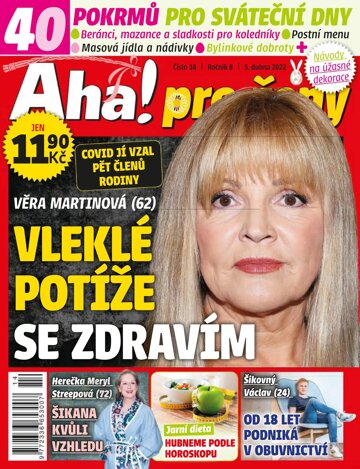 Obálka e-magazínu AHA! pro ženy 14/2022