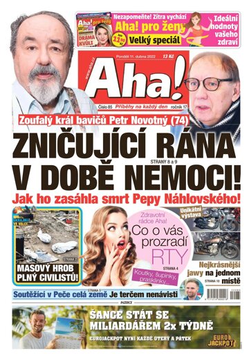 Obálka e-magazínu AHA! 11.4.2022