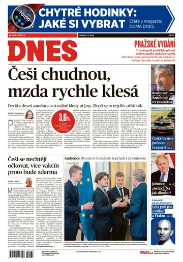 Obálka e-magazínu MF Dnes 8.6.2022