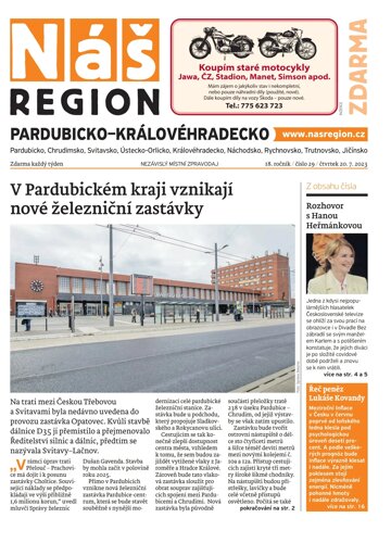 Obálka e-magazínu Náš Region - Pardubicko/Královéhradecko 29/2023
