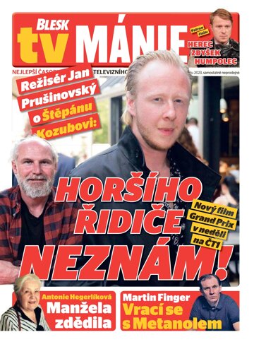 Obálka e-magazínu Blesk Tv manie 25.11.2023