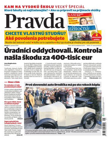 Obálka e-magazínu Pravda 30. 1. 2024