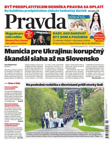 Obálka e-magazínu Pravda 11. 4. 2024