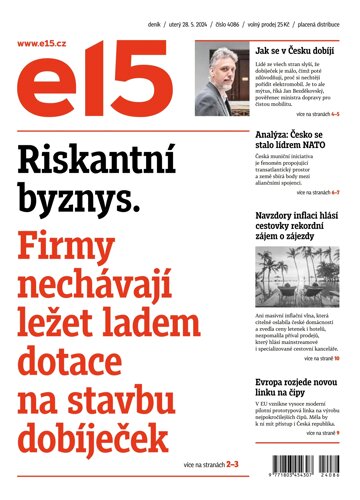 Obálka e-magazínu E15 28.5.2024