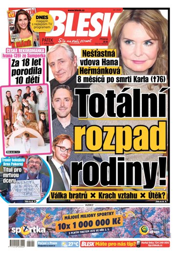 Obálka e-magazínu Blesk 2.5.2025