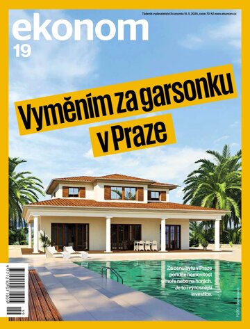 Obálka e-magazínu Ekonom 19 - 15.5.2025