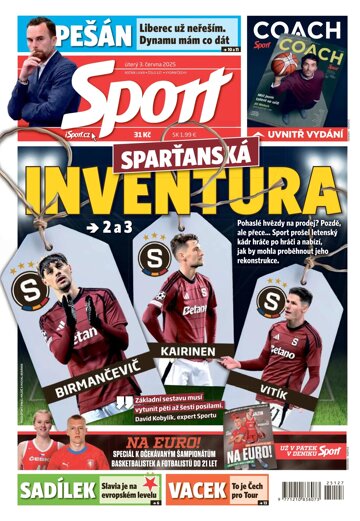 Obálka e-magazínu Sport 3.6.2025