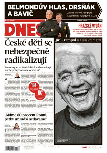 Obálka e-magazínu MF Dnes 28.7.2025