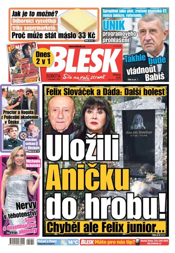 Obálka e-magazínu Blesk 1.11.2025