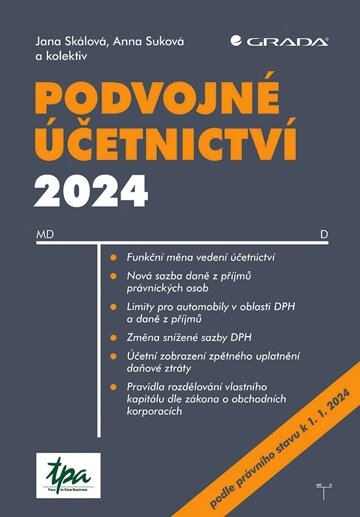 Obálka knihy Podvojné účetnictví 2024