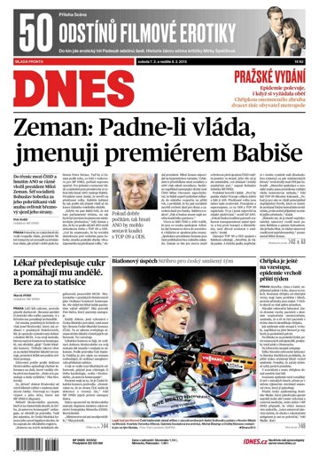 Obálka e-magazínu MF Dnes 7.2.2015