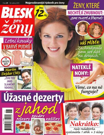 Obálka e-magazínu Blesk pro ženy 18.5.2015