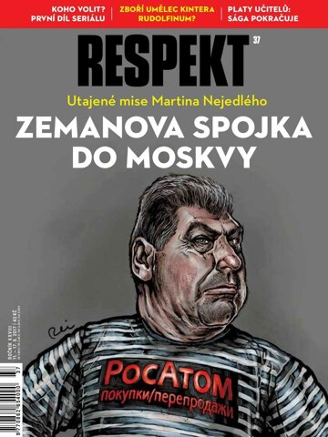 Obálka e-magazínu Respekt 37/2017r