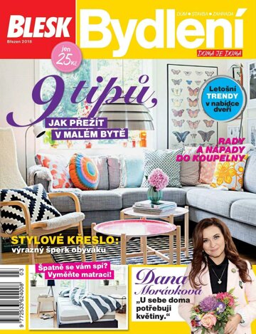 Obálka e-magazínu Blesk Bydlení 3/2018